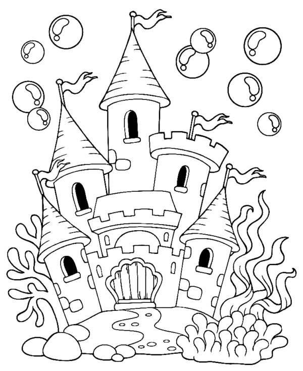 Castle Coloring Pages Printable for Free Download