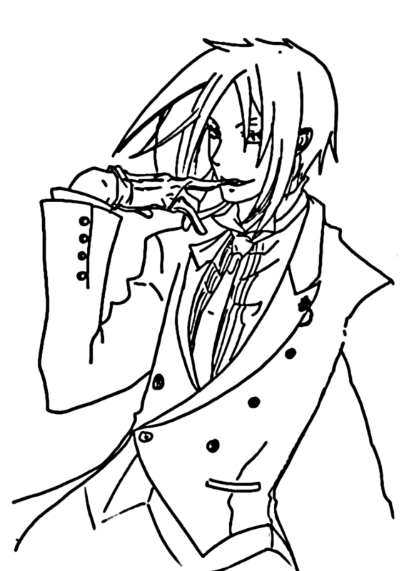 Black Butler Coloring Pages Printable for Free Download