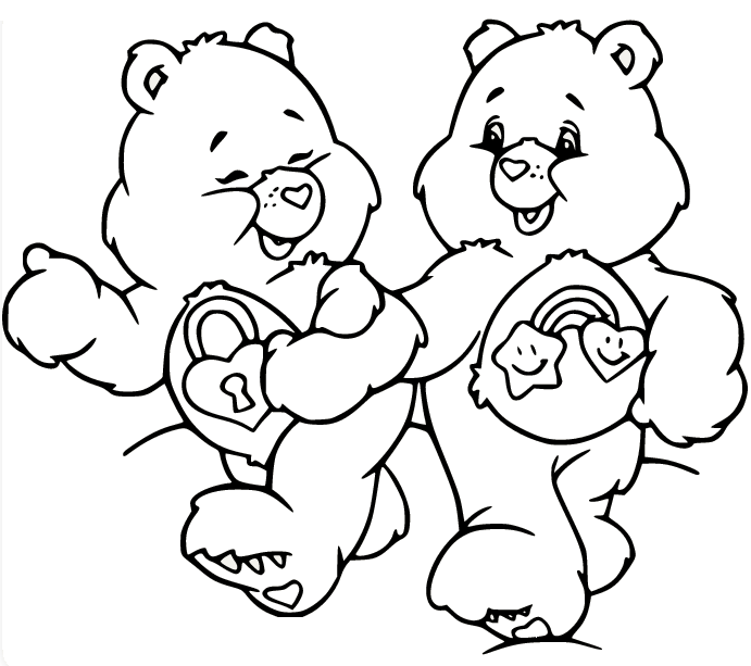 Care Bears Coloring Pages Printable for Free Download