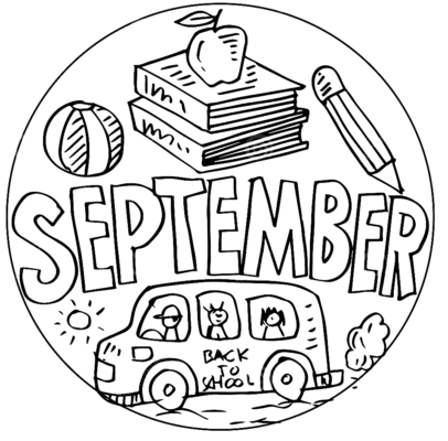 September Coloring Pages Printable for Free Download