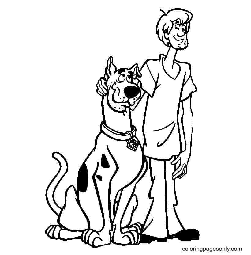 Scooby-Doo Coloring Pages Printable for Free Download