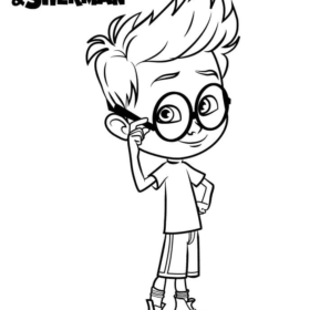 Mr. Peabody & Sherman Coloring Pages Printable for Free Download