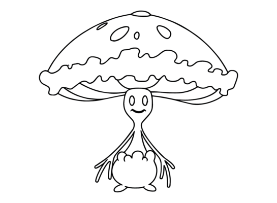 shiinotic coloring pages printable pokemon