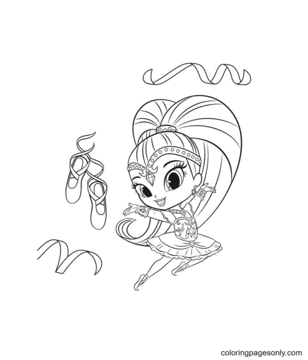 Shimmer And Shine Coloring Pages Printable For Free Download