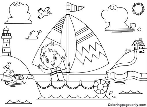 Ship Coloring Pages Printable for Free Download