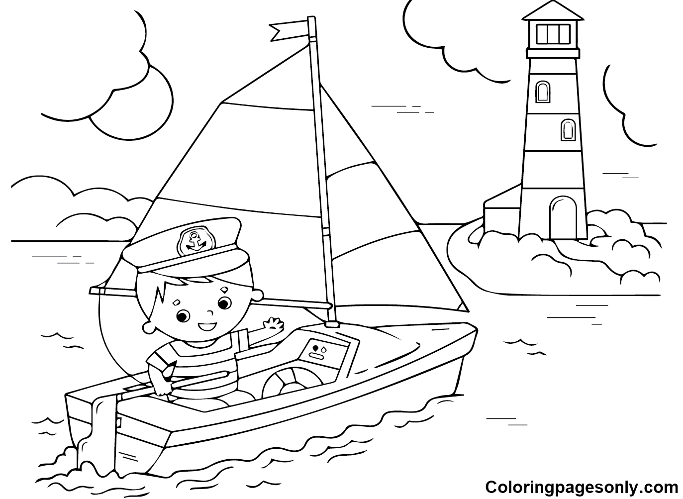 Ship Coloring Pages Printable for Free Download