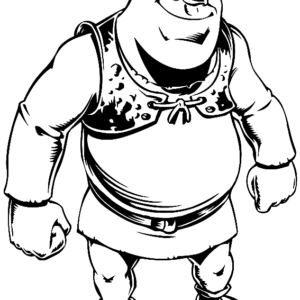 Shrek Coloring Pages Printable for Free Download