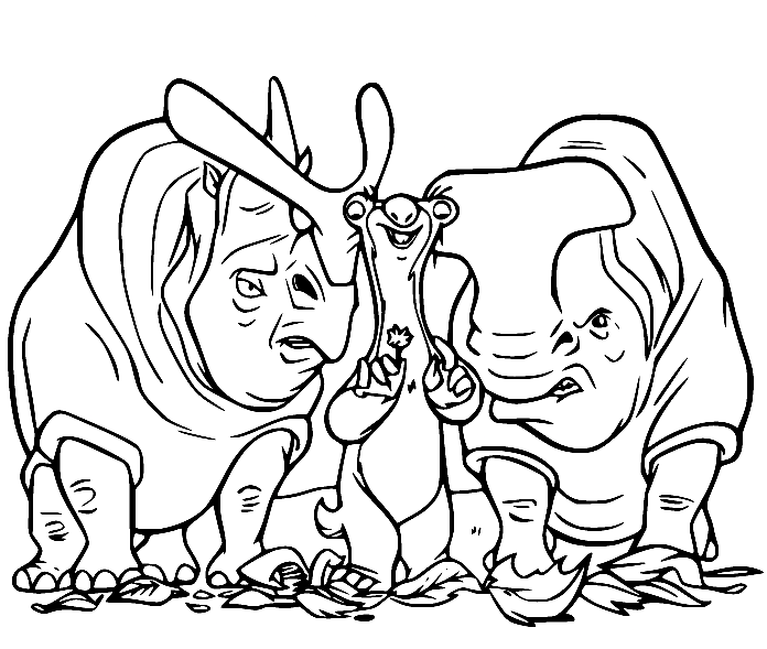 Ice Age Coloring Pages Printable for Free Download