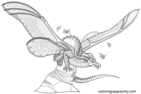 Wings Of Fire Coloring Pages Printable for Free Download