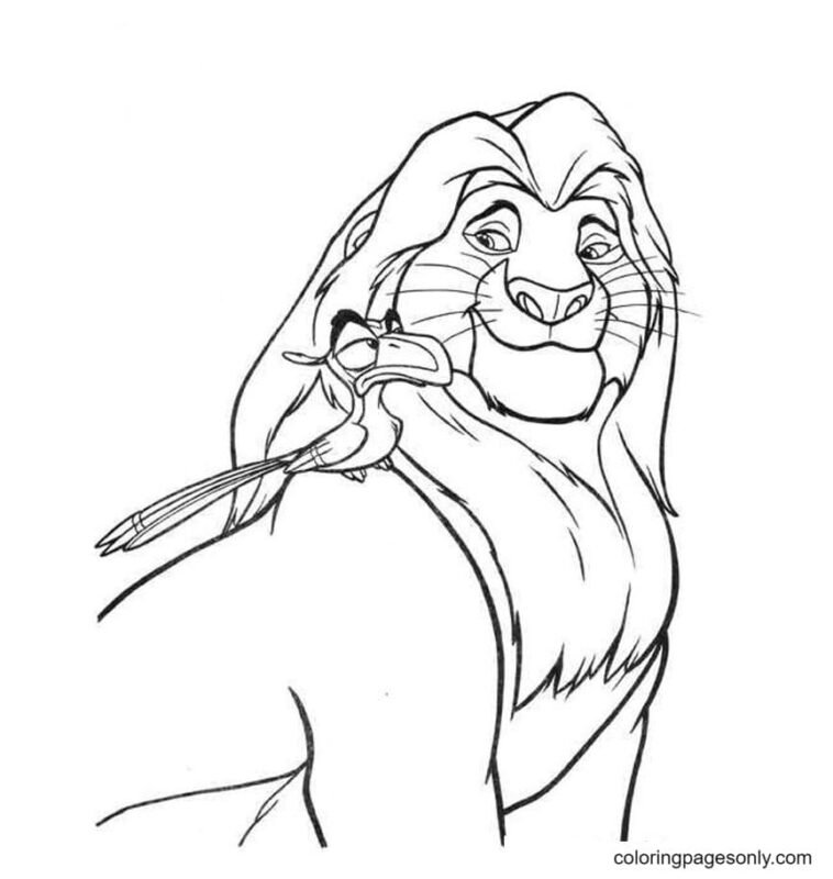 The Lion King Coloring Pages Printable For Free Download