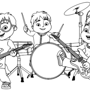 alvin and the chipmunks coloring pages