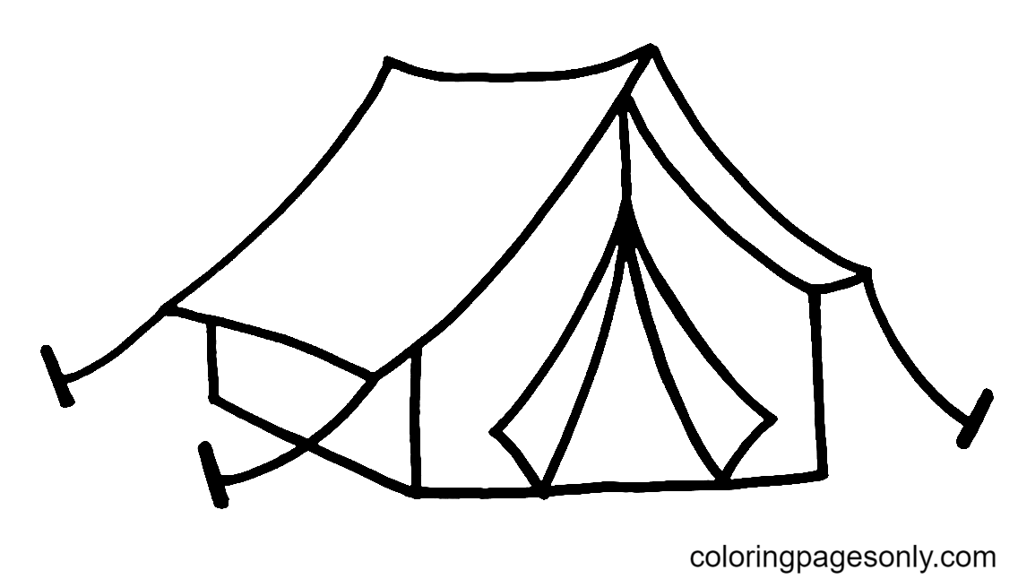 Camping Coloring Pages Printable for Free Download