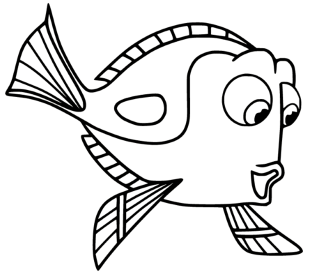 Finding Nemo Coloring Pages Printable for Free Download