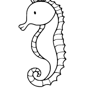 Seahorse Coloring Pages Printable for Free Download