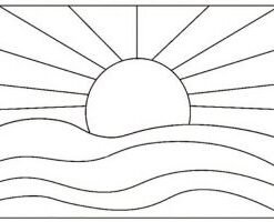 Sunset Coloring Pages Printable for Free Download