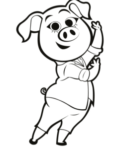 Sing Coloring Pages Printable for Free Download