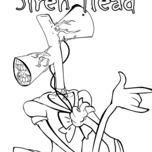 Siren Head Coloring! by Khalil Et tkhyly