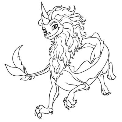 Raya and the Last Dragon Coloring Pages Printable for Free Download