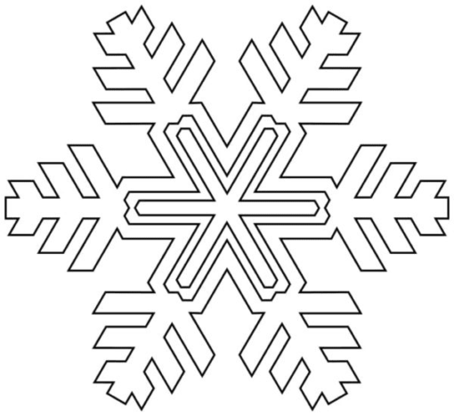 Snowflake Coloring Pages Printable for Free Download