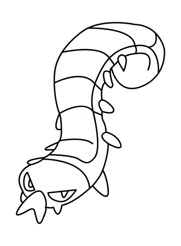 Sizzlipede Coloring Pages Printable for Free Download