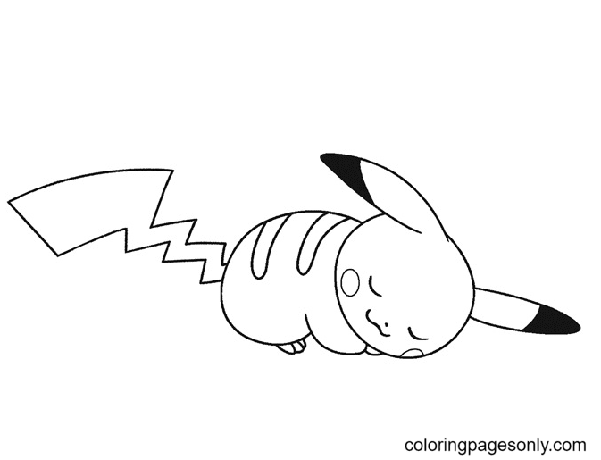 Pikachu Coloring Pages Printable for Free Download