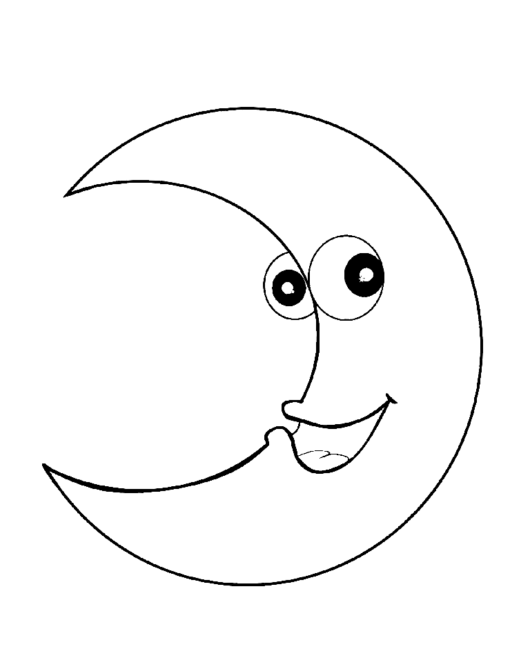 Moon Coloring Pages Printable for Free Download