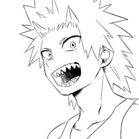 Eijiro Kirishima Coloring Pages Printable for Free Download