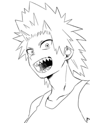 Eijiro Kirishima Coloring Pages Printable for Free Download