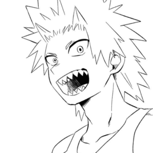 Eijiro Kirishima Coloring Pages Printable for Free Download