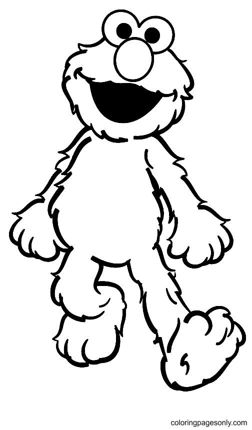 Elmo Coloring Pages Printable for Free Download