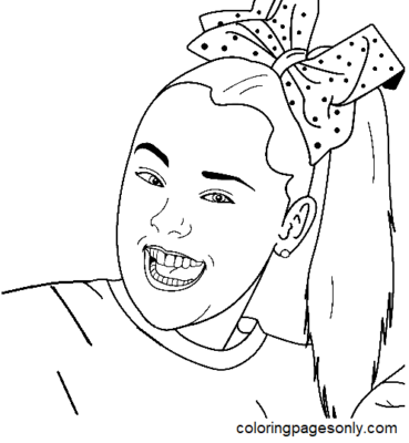 Jojo Siwa Coloring Pages Printable for Free Download