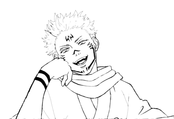 Jujutsu Kaisen Coloring Pages Printable for Free Download