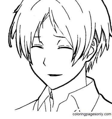 Natsume Yuujinchou Coloring Pages Printable for Free Download