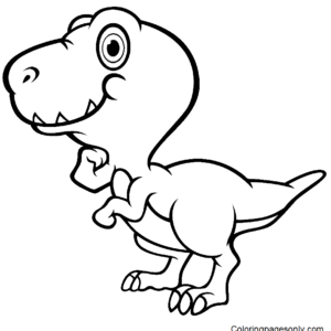 Tyrannosaurus Rex Coloring Pages Printable for Free Download