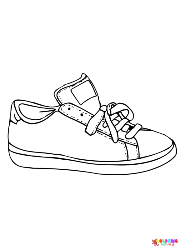 Sneaker Coloring Pages Printable for Free Download