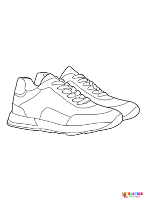 Sneaker Coloring Pages Printable for Free Download