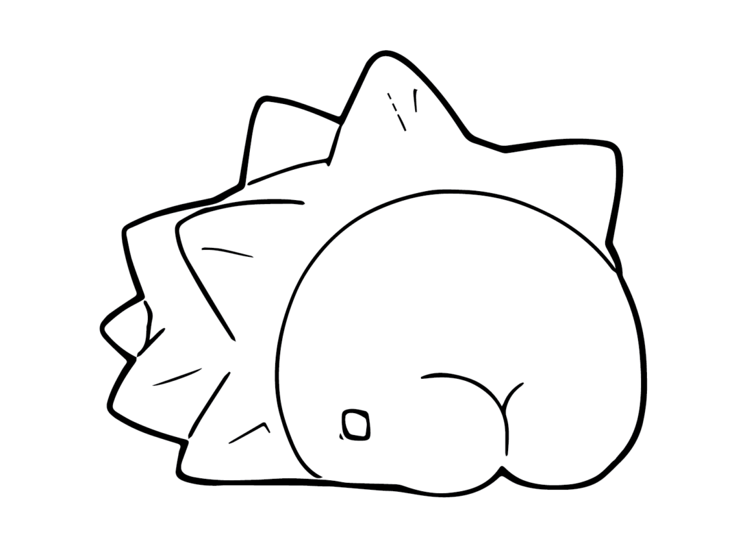 snom coloring page online pokemon