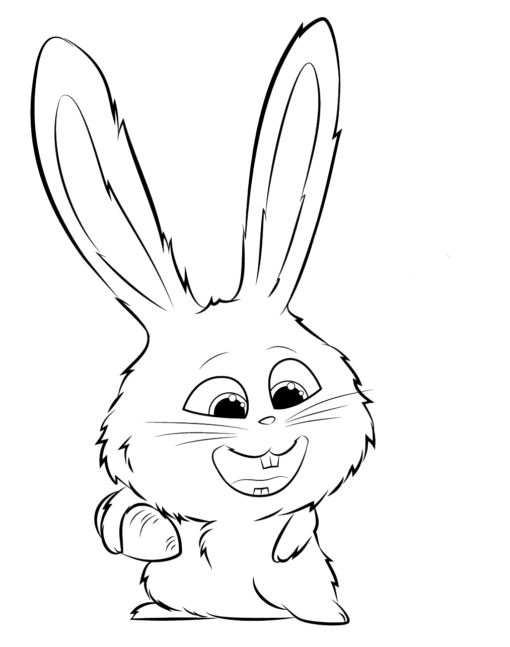 The Secret Life of Pets Coloring Pages Printable for Free Download