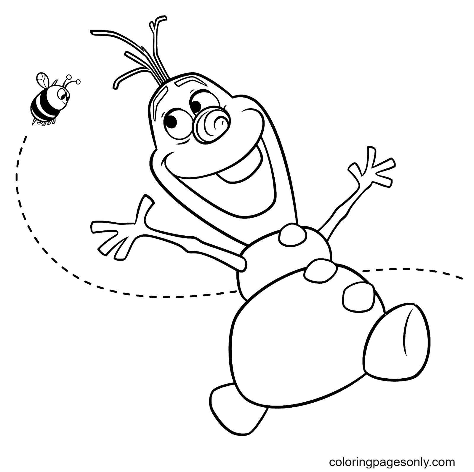 Olaf Coloring Pages Printable for Free Download