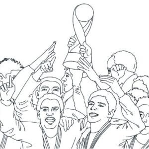 World Cup Logo Coloring Pages Printable for Free Download