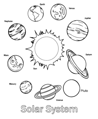 Solar System Coloring Pages Printable for Free Download