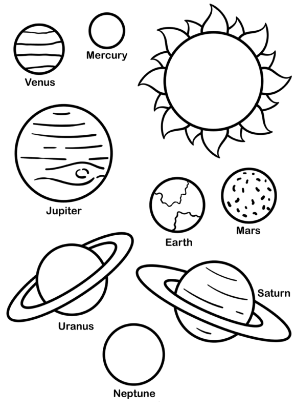 Solar System Coloring Pages Printable For Free Download