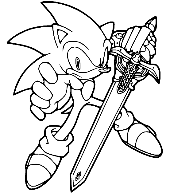 Sonic Coloring Pages Printable for Free Download