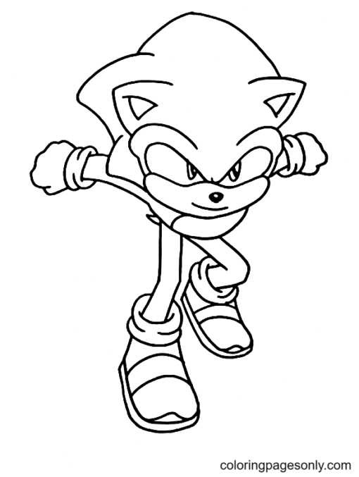 Sonic the Hedgehog 2 Coloring Pages Printable for Free Download