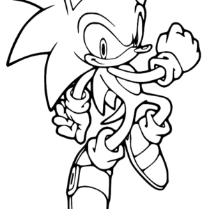 Sonic Coloring Pages Printable for Free Download