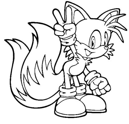 Tails Coloring Pages Printable for Free Download