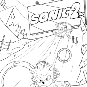 Sonic the Hedgehog 2 Coloring Pages Printable for Free Download