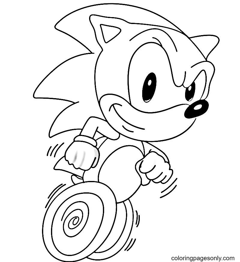 23 Printable Sonic The Hedgehog Coloring Pages