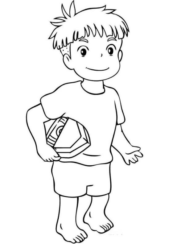 Ponyo Coloring Pages Printable for Free Download