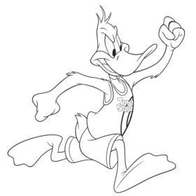 Daffy Duck Coloring Pages Printable for Free Download